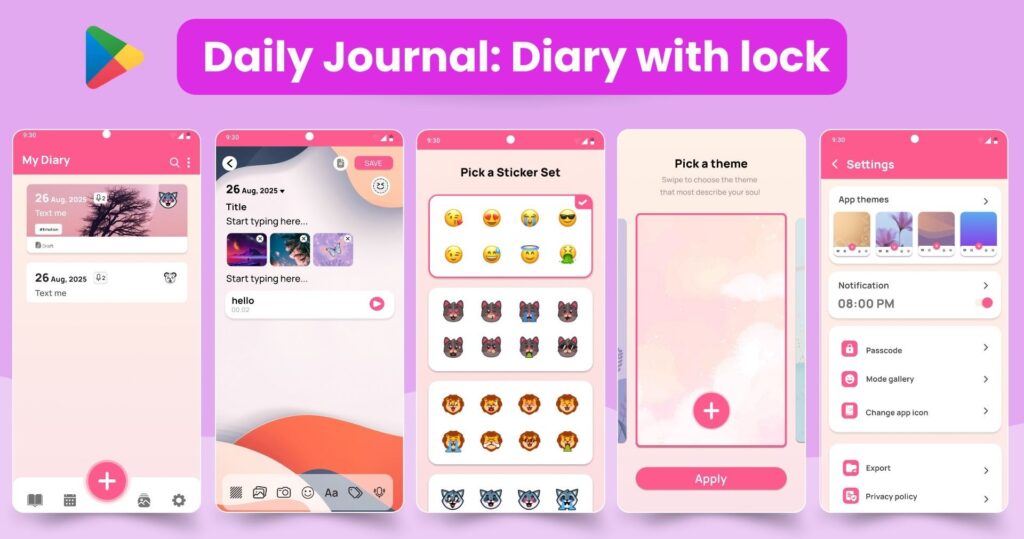 diary with lock project